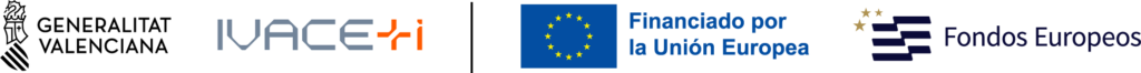 Instituto Valenciano de Competitividad e Innovación (IVACE+i) cofinanciado por la Unión Europea a través del Programa Regional del Fondo Europeo de Desarrollo Regional (FEDER) de la Comunitat Valenciana.